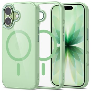 Tech-Protect MagMat MagSafe Phone Case Cover iPhone 17 - Transparent Green
