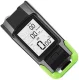 Bicycle Light Set with Wireless Speedometer and Horn RW29 Black/Green