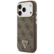 Guess 4G PU Leather MagSafe vāciņš Apple iPhone 17 Pro brūns