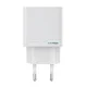 Tīkla lādētājs Oppo OSAB4CB4AE 45W GaN USB-A un USB-C, balts