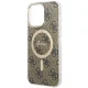 Guess 4G MagSafe vāciņš iPhone 15 Pro Max, brūns