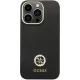 Apple iPhone 13 Pro Max 6.7\'\' Guess Silicone Logo Strass 4G Case Cover (GUHCP13XM4DGPK), Black | Чехол Кейс...