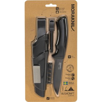 Охотничий нож Morakniv Bushcraft Survival, черный