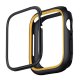 Apple Watch Series 4 / 5 / 6 / 7 / 8 / SE 44 / 45 mm Uniq Etui Moduo Cover Case, Midnight-Mustard