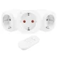 GreenBlue GB313 F Remote Control Sockets, 3 Pcs, 3680W, 30m