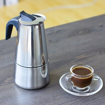 Espresso Kafijas Vārāmā Kanna 600ml | Moka Pot Coffee Maker 12 Cup