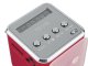 Portable Wireless Speaker with FM Radio and Bluetooth, Red