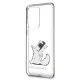 Karl Lagerfeld Samsung Galaxy S20 Ultra vāciņš Choupette Fun, caurspīdīgs