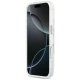 Guess IML Script Metal MagSafe Phone Case Cover iPhone 17 Pro - Clear