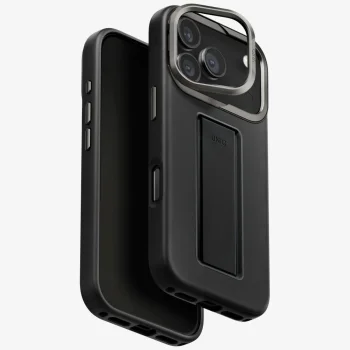 Uniq Heldro Pro Magclick Charging vāciņš iPhone 17 Pro, Melns