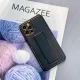 Silikona vāciņš iPhone 12 Pro ar salokāmu statīvu, melns