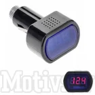 Car Battery Electric Cigarette Lighter Voltmeter Voltage Meter DC 12V - вольтметр в прикуриватель
