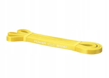 4Fizjo Power Band pretestības gumija, 1-5 kg, dzeltena