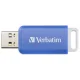 USB-флешка Verbatim DataBar, 64 ГБ, USB 2.0, синяя
