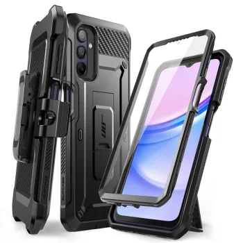 Samsung Galaxy A16 4G / 5G ( SM-A166 / SM-A165 ) SUPCASE Unicorn Beetle Pro Hard Case Cover, Black | Telefona Maciņš...