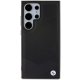 BMW Samsung Galaxy S24 Ultra vāciņš Signature Leather Crossing Lines, melns