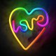 Forever Light FLRN02 RGB LED Neon LOVE W SERCU with Remote