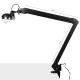Kosmetoloģijas LED lampa ar spīlēm Elegante 801-s, melna