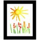 Foto rāmis bildēm un bērnu zīmējumiem, A4 formāts, Melns | Photo Frame