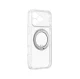 AmazingThing Titan Pro Spin Lens vāciņš iPhone 18 Pro ar gredzenu un MagSafe, caurspīdīgs
