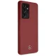 Чехол Mercedes для Samsung Galaxy S21 Ultra Silicone Line, красный
