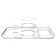Spigen Liquid Crystal MagSafe vāciņš iPhone 18 Pro / 17 Pro, Caurspīdīgs / Balts