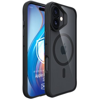 3mk Satin Armor MagCase for iPhone 17 Black