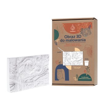 Plaster 3D Painting Kit "Vincent Van Gogh", Coloring Picture
