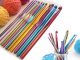 12-Piece Crochet Hook Set with Case, Aluminum Hooks 2mm - 8mm