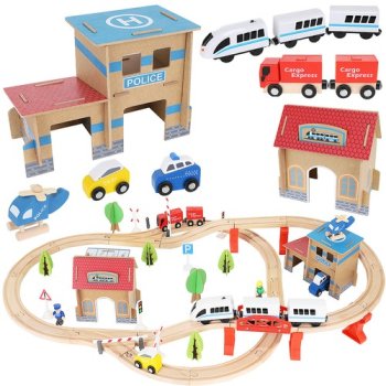 Koka Dzelzceļš - Sliežu Ceļš 22418 | Wooden Railway Track