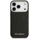 Чехол Karl Lagerfeld для iPhone 17 Pro MagSafe PU Round Point Logo, черный