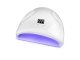 Hibrīda manikīra komplekts: 12W UV/LED lampa un frēze, balts