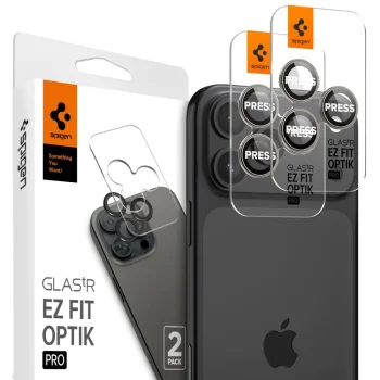 Защитное стекло на камеру Spigen Optik.tR iPhone 14/15 Pro/Pro Max