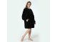 Oversized Warm Hoodie Sweatshirt Blanket with Pocket for Men and Women, Black