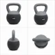 Гиря Kettlebell 10 кг Premium с мягким основанием, серая