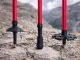 Verk Group Nordic Walking un trekinga nūjas ar piederumiem un somu, Sarkanas