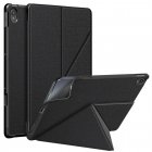 Lenovo Tab P11 / P11 Plus (TB-J606F) Drop Protection Origami Leather Cover Case, Black | Vāks Apvalks Pārvalks Grāmatiņa Planšetdatoram