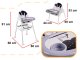 Bērnu Daudzfunkcionāls Barošanas Ēdināšanas Krēsls Krēsliņš Galds 3-in-1 | Multifunctional Baby Kids Feeding...