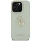 Guess iPhone 16 Pro Max Case PU Grained Big 4G and Classic Logo, Green