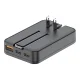 Беспроводное зарядное устройство 2xUSB-C/30W 1xUSB-A/18W Budi, Magsafe 15W