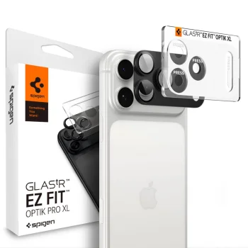 Защитное стекло для камеры Spigen Optik Pro XL Glas.tR EZ Fit для iPhone 18 Pro Max,...