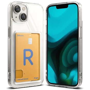 Apple iPhone 14 Plus 6.7'' Ringke Fusion Card Wallet Documents Case Cover, Transparent | Telefona Vāciņš Maciņš...