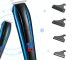 Wireless Hair and Beard Clipper MS-5035 with Attachments, Blue/Black