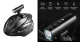 Velosipēda priekšējais LED lukturis 1200 lm, USB, IPX6