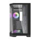 Datora korpuss Darkflash FT418 PRO ar 7 ARGB ventilatoriem, melns