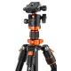 K&F Concept K234A7 statīvs ar BH-28L lodveida galvu un monopodu