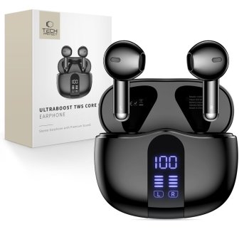 Tech-Protect UltraBoost TWS Core G2 austiņas – melnas