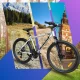 Bakalu TOXIC SILVER kalnu velosipēds MTB 26, sudraba