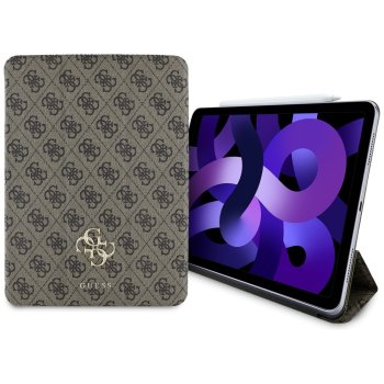 Чехол-книжка Guess Magnetic 4G Big Logo для iPad Air 11" 2024, коричневый