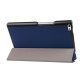 Lenovo Tab 4 8 TB-8504F Tri-fold Smart Leather Stand Cover Case, Blue | Vāks Apvalks Maks Grāmatiņa